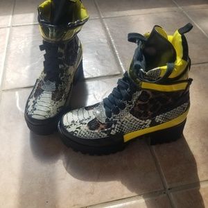 Platform Combat Boots